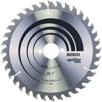 BOSCH Kreiss&auml;geblatt &raquo;Optiline Wood&laquo; 190,0 mm 36 Z&auml;hne