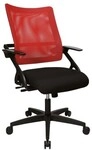Topstar B&uuml;rostuhl &raquo;New S'move&laquo; mit Armlehnen rot