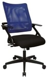 Topstar B&uuml;rostuhl &raquo;New S'move&laquo; mit Armlehnen blau