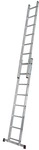Krause Sprossen-Schiebeleiter &raquo;CORDA&laquo; 2x 8 Sprossen grau, 225 cm