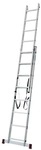 Krause Mehrzweckleiter &raquo;CORDA&laquo; 2x 8 Sprossen silber, 225 cm