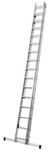 Krause Seilzugleiter &raquo;CORDA&laquo; 2x 16 Sprossen grau, 450 cm