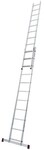 Krause Sprossen-Schiebeleiter &raquo;CORDA&laquo; 2x 11 Sprossen grau, 310 cm