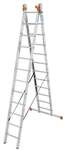 Krause Vielzweckleiter &raquo;MONTO Tribilo&laquo; 3x 12 Sprossen silber, 355 cm