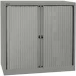 Bisley Rollladenschrank &raquo;EuroTambour&laquo; 2,5 OH 100 cm breit silber, 100x103x43 cm
