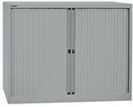 Bisley Rollladenschrank &raquo;EuroTambour&laquo; 2,5 OH 120 cm breit silber, 120x103x43 cm