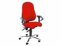 Bürostuhl »Sitness 10« mit Armlehnen rot, Topstar