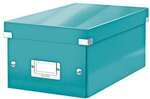 Leitz Aufbewahrungsbox f&uuml;r DVD &raquo;Click & Store 6042&laquo; blau, 20.6x14.7x35.2 cm