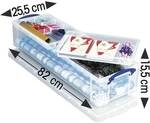 Really Useful Box Ablagebox 22 Liter transparent, 82x15.5x25 cm