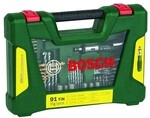 BOSCH Bohrer- und Bit-Set V-Line Box 91-teilig braun