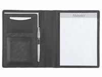 Schreibmappe »Bormio« schwarz, Alassio, 18.5x23x2 cm