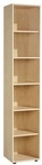 Geram&ouml;bel Aktenregal &raquo;New York&laquo; schmal 6 OH braun, 40x216x40 cm