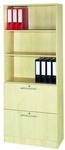 HAMMERBACHER Mehrzweckregal &raquo;O-Line&laquo; 80 cm breit 5 OH braun, 80x200.4x42 cm