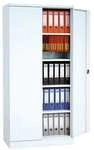 G&uuml;rkan Stahlschrank mit Fl&uuml;gelt&uuml;ren 92 x 195 cm wei&szlig;, 92x195x42 cm