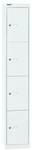 Bisley Garderobenschrank &raquo;Office&laquo; 1x 30 cm tiefes Abteil mit 4 F&auml;chern wei&szlig;,