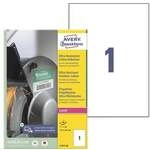 Avery Zweckform Ultra-Resistente 210 x 297 mm Folien-Etiketten L7917-40 wei&szlig;