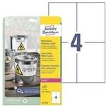 Avery Zweckform Wetterfeste Folien-Etiketten 105 x 148 mm &raquo; L4719-20&laquo; wei&szlig;
