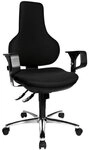 Topstar B&uuml;rostuhl &raquo;Ergo Point SY Deluxe&laquo; mit Armlehnen schwarz