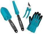 GARDENA 4-teiliges Grundausstattungs-Set &raquo;Garten-Kleinger&auml;te&laquo; inkl. Unkrautstecher