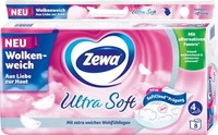 Zewa 39105, Zewa Toilettenpapier Ultra Soft 4-lagig 8 Rollen wei&szlig;