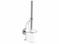WC-Garnitur Vacuum-Loc® »Milazzo« - Befestigen ohne Bohren silber, Wenko,...