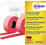 Avery Zweckform Preisetiketten &raquo;RPLP1626&laquo; 10 Rollen leuchtrot 26 x 16 mm rot