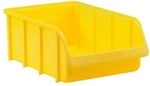 h&uuml;nersdorff Sichtlagerkasten &raquo;Gr.5&laquo; gelb, 31.2x18.4x48.9 cm