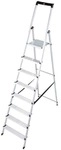 Krause Stufen-Stehleiter &raquo;MONTO Solidy&laquo; 8 Stufen mit Ablage silber, 250 cm