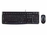 Kabelgebundene Tastatur inkl. Maus »MK120« schwarz, Logitech
