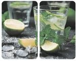 Wenko 2er-Set Herdabdeckplatte Universal &raquo;Mojito&laquo; wei&szlig;, 30x4.5x52 cm