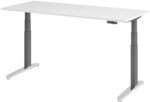 HAMMERBACHER Schreibtisch h&ouml;henverstellbar (elektrisch) &raquo;Alicante&laquo; 180 cm Gestell