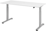 HAMMERBACHER Schreibtisch h&ouml;henverstellbar (elektrisch) &raquo;Alicante&laquo; 180 cm Gestell