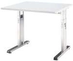 HAMMERBACHER Schreibtisch &raquo;O-Line&laquo; 80 cm grau, 80x82x80 cm