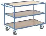 ROLLCART Tischwagen mit 3 Etagen &raquo;28 kg&laquo; blau, 99x82x50 cm