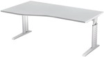 OTTO Office Premium Freiformtisch &raquo;Otto Office Line III&laquo; grau, 180x86x80 cm