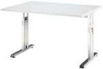 HAMMERBACHER Schreibtisch &raquo;O-Line&laquo; 120 cm grau, 120x82x80 cm