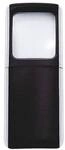 Wedo Rechtecklupe schwarz, 4.7x11.8x1.4 cm