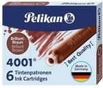 Pelikan Tintenpatrone &raquo;4001&laquo; 6 St&uuml;ck Braun