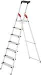 Hailo Alu-Stehleiter &raquo;L80 ComfortLine&laquo; 7 Stufen silber
