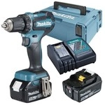 makita Akku-Bohrschrauber 18V &raquo;DDF485RTJ&laquo; blau, 7.9x25.5x16.9 cm