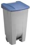 helit Abfalleimer &raquo;the step chief&laquo; 120 L blau, 51x87.5x42.5 cm
