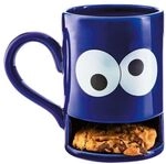 Donkey Kaffeebecher &raquo;Keks-Monster&laquo; blau, 9x11.5x9 cm