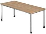 OTTO Office Premium Schreibtisch &raquo;Otto Office Line IV&laquo; 180 cm braun, 180x76x80 cm