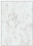 Sigel Marmorpapier - 25 Blatt - 90g/m&sup2; grau, 21x29.7 cm