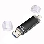 Hama USB-Stick &raquo;Laeta Twin&laquo; 256 GB schwarz, 1.8x0.9x7 cm