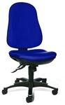 Topstar B&uuml;rostuhl &raquo;Trend SY 10&laquo; ohne Armlehnen blau, 52 cm