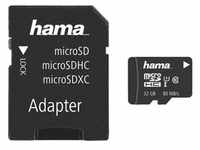 microSDHC-Speicherkarte mit Adapter »Class 10 UHS-I 32 GB«, Hama
