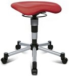Topstar B&uuml;rohocker Body Balance 20 rot rot