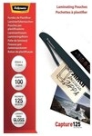Fellowes 100x Laminierfolien &raquo;Capture125&laquo; 125 &micro;m, 8.3x11.3 cm