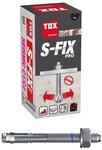 TOX Bolzenanker &raquo;S-Fix Pro&laquo; M10 x105/25 Kunststoffbox 25 St&uuml;ck